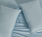 Vintage Washed Microfibre Standard Pillowcases - Twin-Pack - Blue