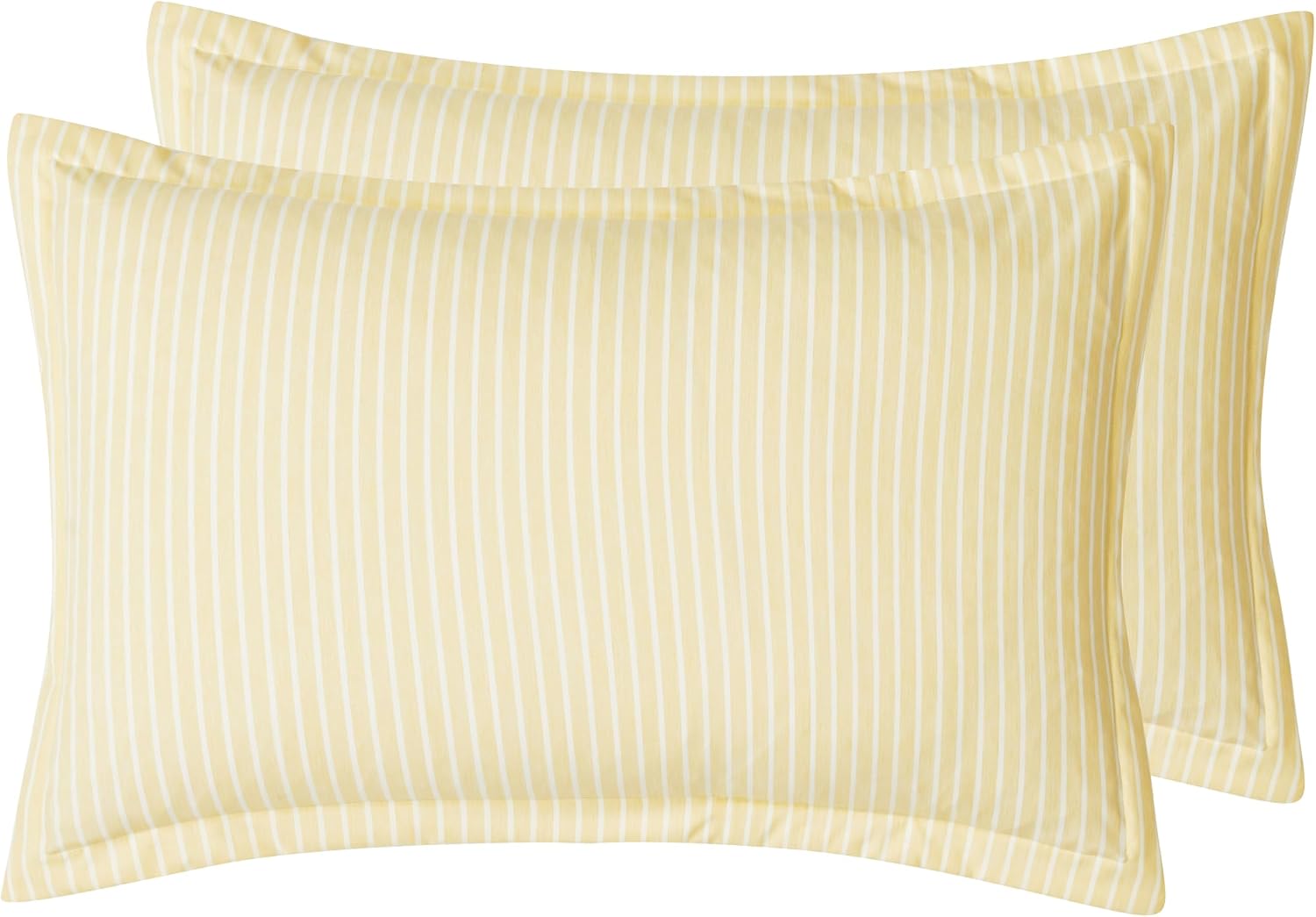 Yarn-Dyed Microfibre Stripe Quilt Cover Set - Yellow