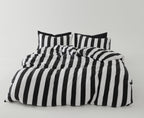 100% Cotton 250TC Reversible Quilt Cover Set - Harrison