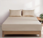 Vintage Washed Cotton Fitted Sheet Combo Set - Natural