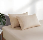 Vintage Washed Cotton Fitted Sheet Combo Set - Natural