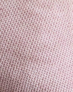 Chenille Grid Cushion Covers - Pack of 2 - Pink, 50cm x 50cm