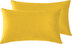 Velvet Cushion Covers - Twin-Pack - Yellow