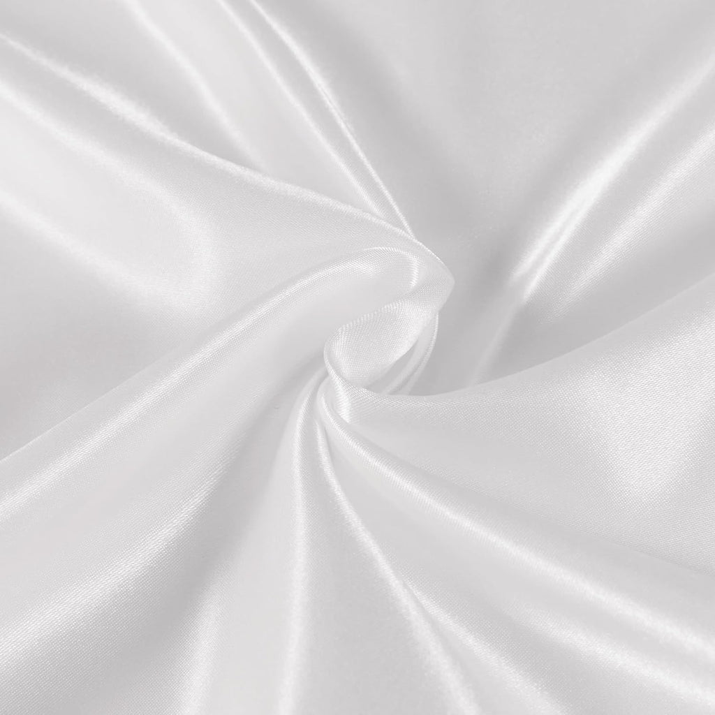 Satin Pillowcases - Twin-Pack - White