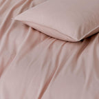 Vintage Washed Cotton Standard Pillowcases - Twin-Pack - Pink