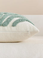 Tufted Leaf Cushion Covers - Twin-Pack - Seafoam, 45cm x 45cm