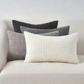Corduroy Corn Grain Cushion Covers - Pack of 4 Mix of Grey Shades - 30cm x 50cm