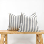 2-Pack Yarn-Dyed Linen-Cotton Cushion Covers - Grey - 45x45cm
