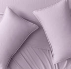Vintage Washed Microfibre Sheet Set with Pillowcases - Lilac