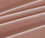 Vintage Washed Microfibre Quilt Cover Set - Pink