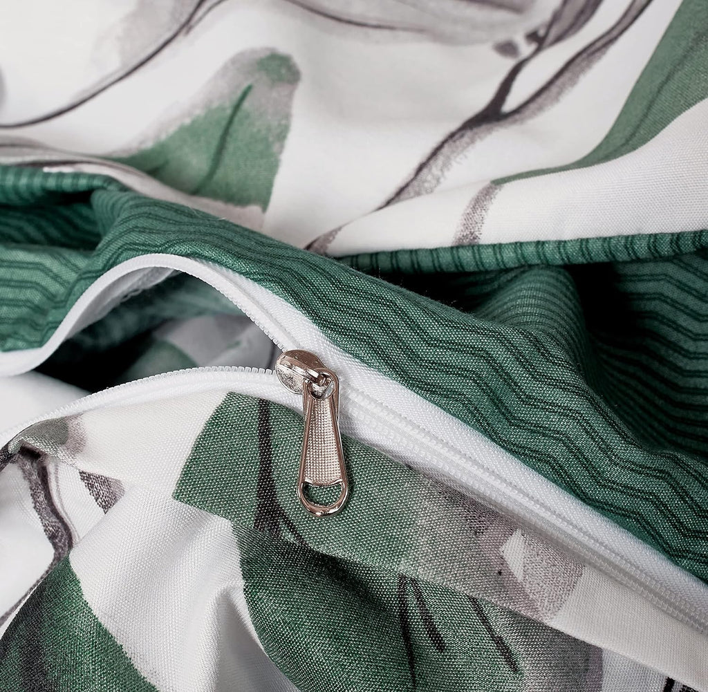 Printed Microfibre Quilt Cover Set - Sally