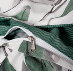 Printed Microfibre Quilt Cover Set - Sally