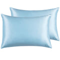 100% Mulberry Silk Pillowcase - Twin-Pack - Sky Blue