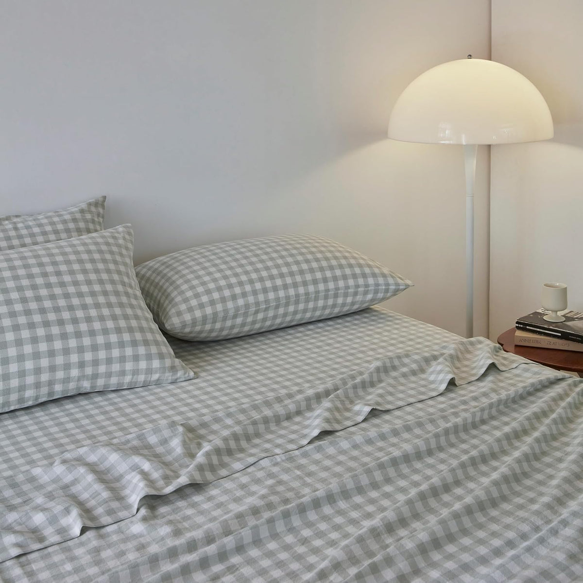 Yarn-Dyed Vintage Washed Cotton Sheet Set - Sage