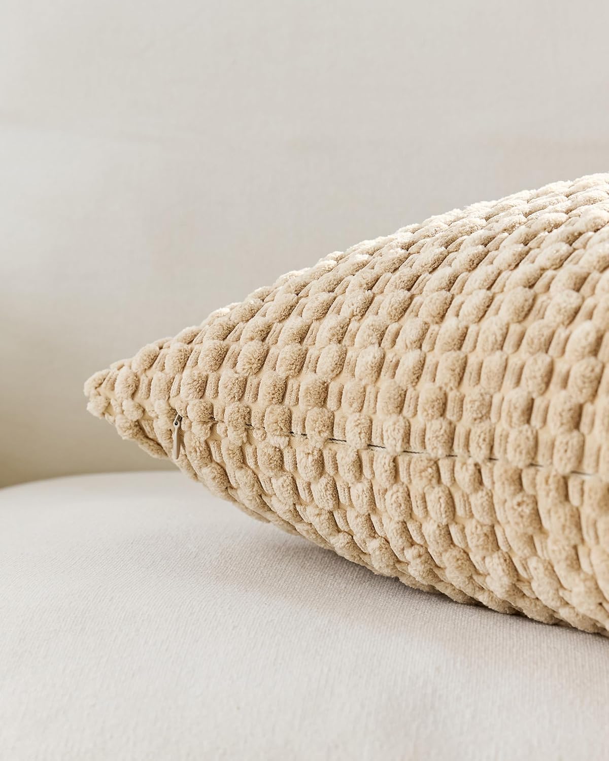 Bubble Corn Cushion Covers - Twin-Pack - Camel, 45cm x 45cm