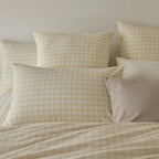 Yarn-Dyed Vintage Washed Cotton Quilt Cover Set - Oatmeal