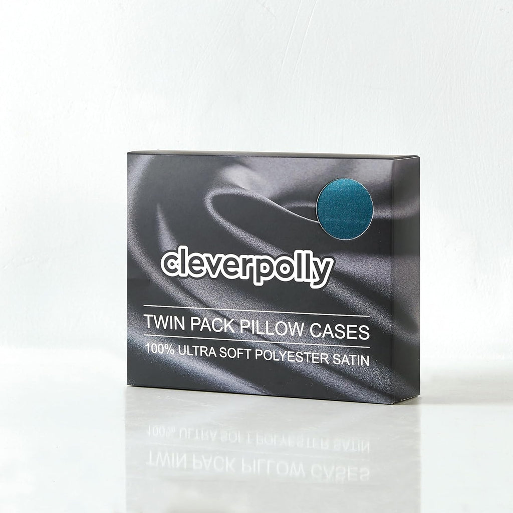 Satin Pillowcases - Twin-Pack - Teal