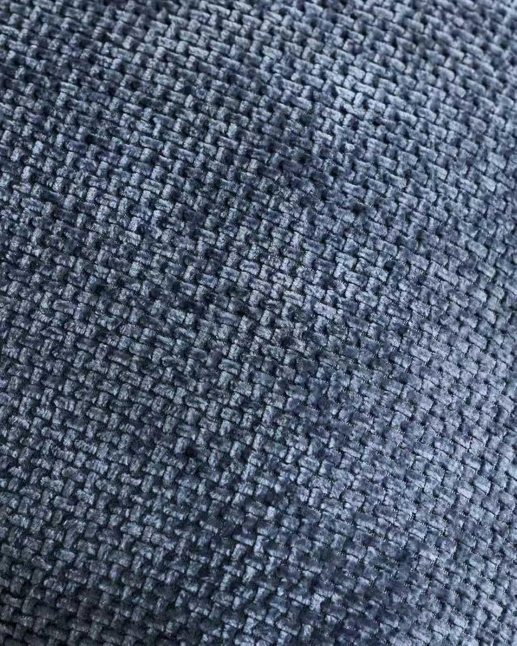 Chenille Grid Cushion Covers - Pack of 2 - Midnight, 30cm x 50cm