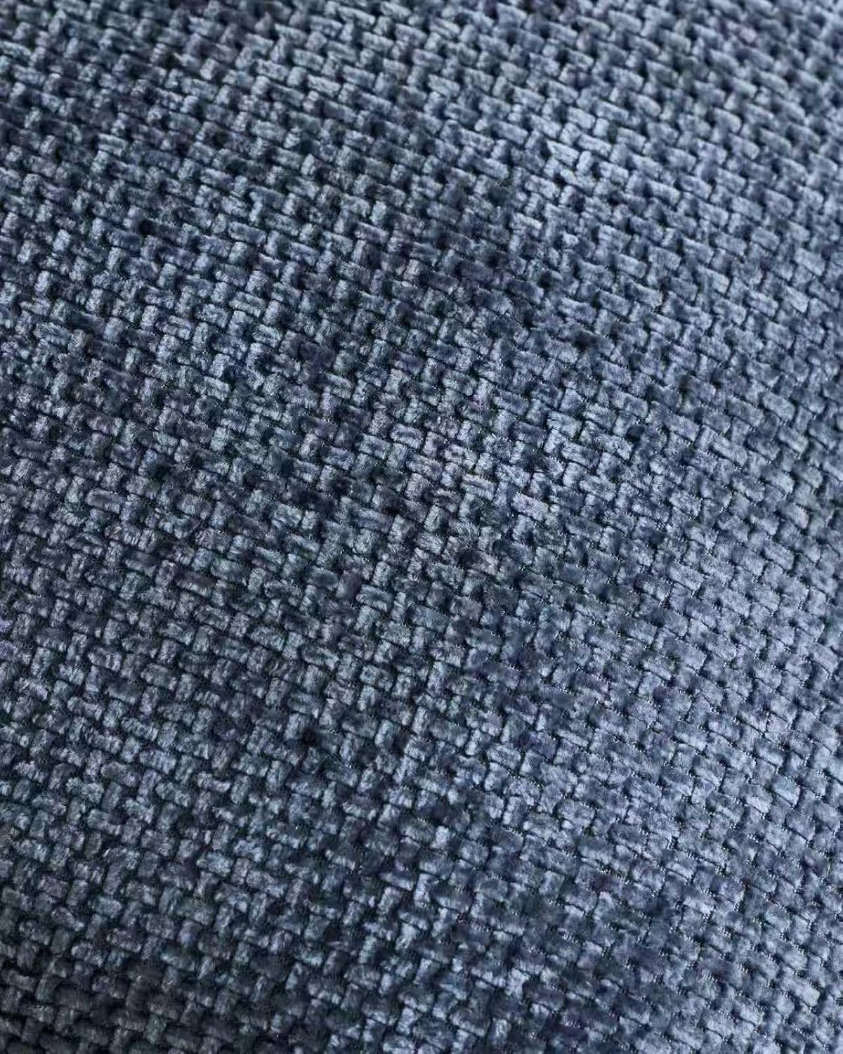 Chenille Grid Cushion Covers - Pack of 2 - Midnight, 50cm x 50cm