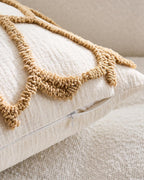 Tufted Rose Cushion Covers - Twin-Pack - Tan, 45cm x 45cm