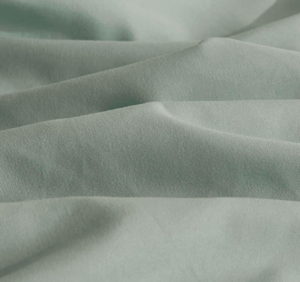 Vintage Washed Microfibre European Pillowcases - Twin-Pack - Sage