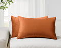 Velvet Cushion Covers - Twin-Pack - Terracotta