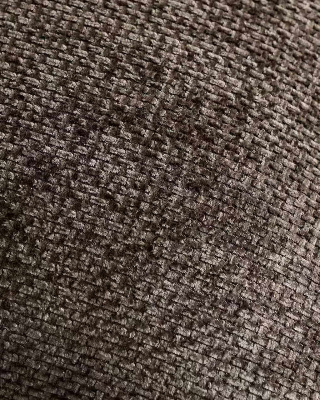 Chenille Grid Cushion Covers - Pack of 2 - Chocolate, 45cm x 45cm