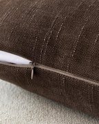 Chenille Haze-Textured Cushion Covers - Pack of 2 - Coffee, 50cm x 50cm