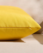 Outdoor Waterproof Cushion Covers - Yellow, 30x50cm