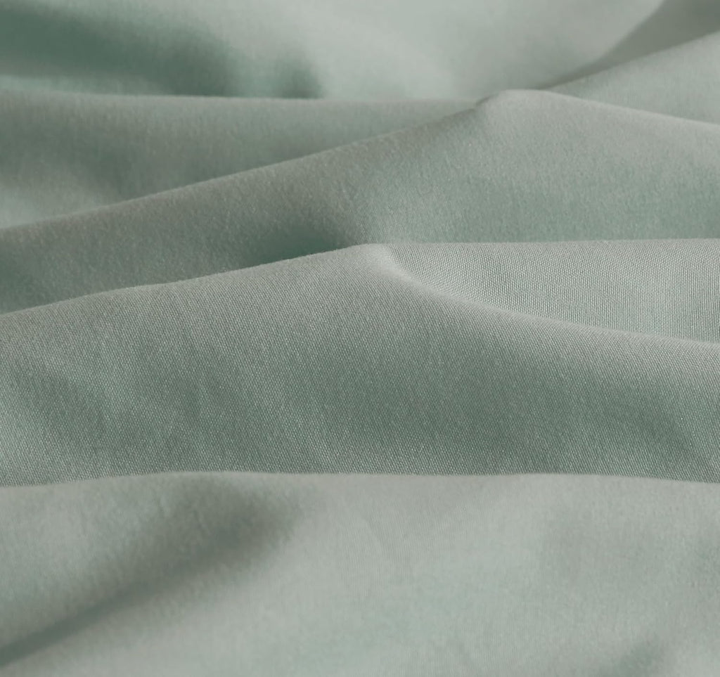 Vintage Washed Microfibre King Pillowcases - Twin-Pack - Sage - 50cm x 90cm