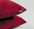 Velvet Cushion Covers - Twin-Pack - Red