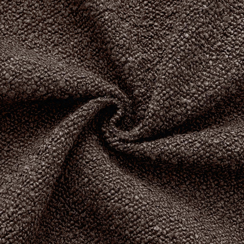 Boucle European Pillowcases - Brown - Twin Pack