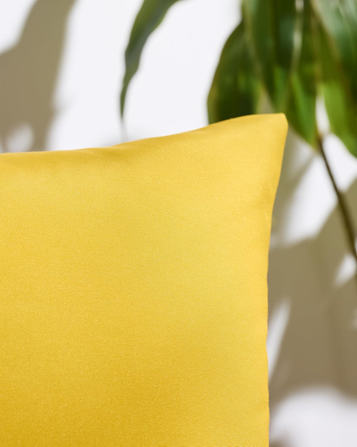 Outdoor Waterproof Cushion Covers - Yellow, 30x50cm
