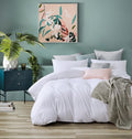 Jersey Cotton Quilt Cover Set - White