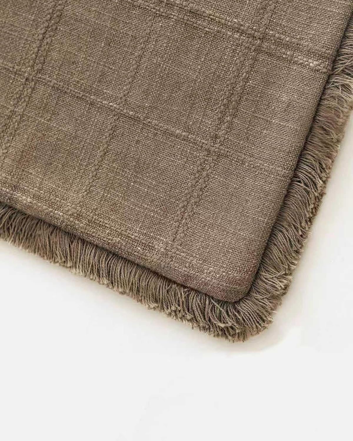 Linen-Look Cushion Covers - Twin-Pack - Camel, 30cm x 50cm