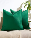 Outdoor Waterproof Cushion Covers - Emerald Green, 45x45cm