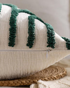 Tufted Arch Cushion Covers - Twin-Pack - Forest Green, 45cm x 45cm