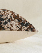 Vintage Botanical Chenille Cushion Covers - Twin-Pack - Brown, 30cm x 50cm