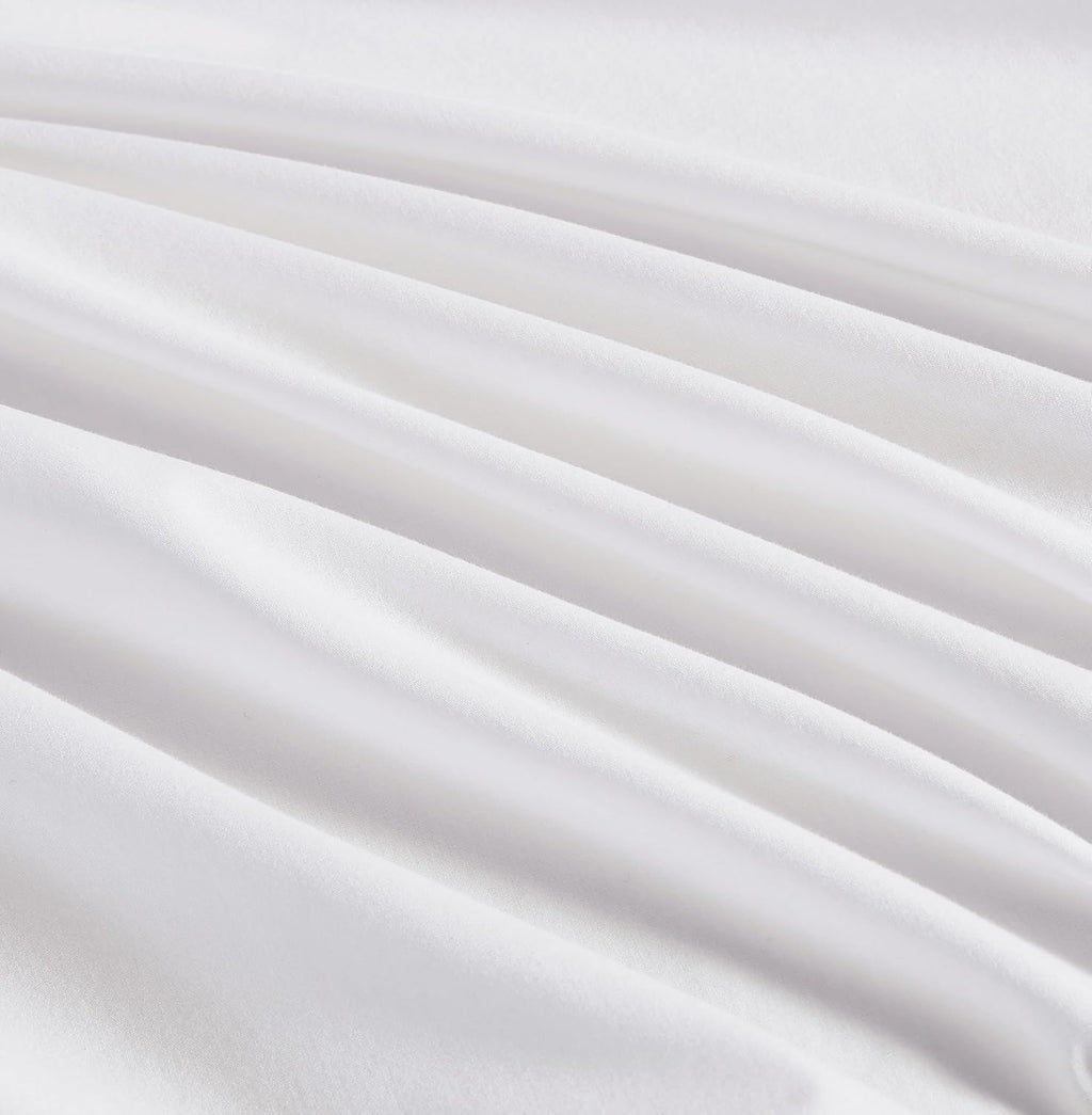 Vintage Washed Cotton Fitted Sheet Combo Set - White