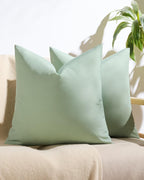 Outdoor Waterproof Cushion Covers - Sage Green, 45x45cm