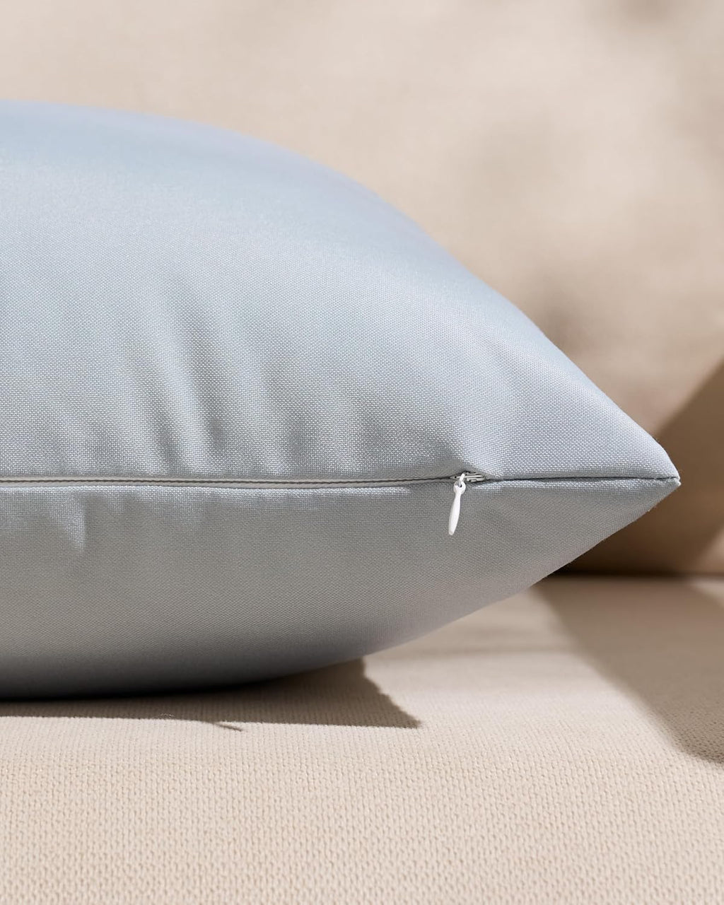 Outdoor Waterproof Cushion Covers - Silver, 45x45cm