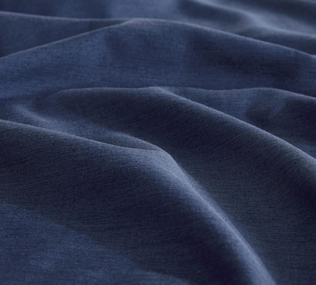 Gioia Casa Bamboo Microfibre Quilt Cover Set - Breathable, Moisture-Wicking & Hypoallergenic - Navy