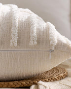 Tufted Arch Cushion Covers - Twin-Pack - Snow, 45cm x 45cm