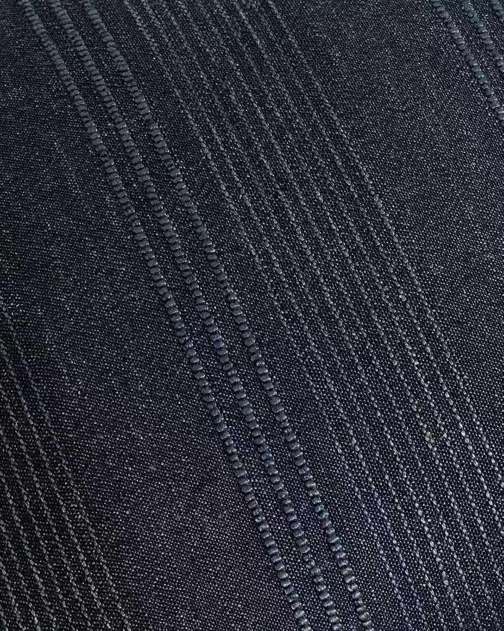 Linen Blend Striped Cushion Covers, Set of 2, Blue, 45x45cm