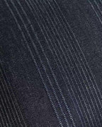 Linen Blend Striped European Pillowcases, Set of 2, Blue, 65x65cm