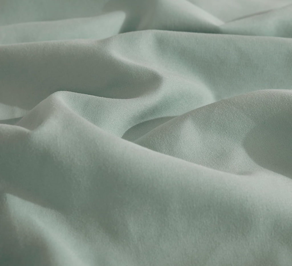 Vintage Washed Microfibre King Pillowcases - Twin-Pack - Sage - 50cm x 90cm