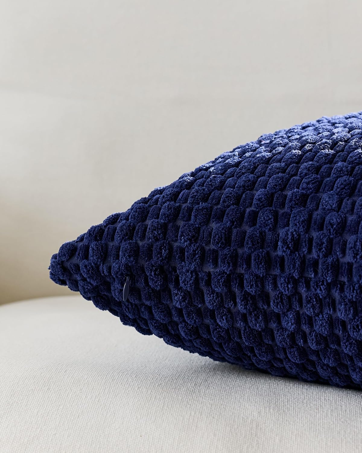 Bubble Corn Cushion Covers - Twin-Pack - Navy Blue, 30cm x 50cm