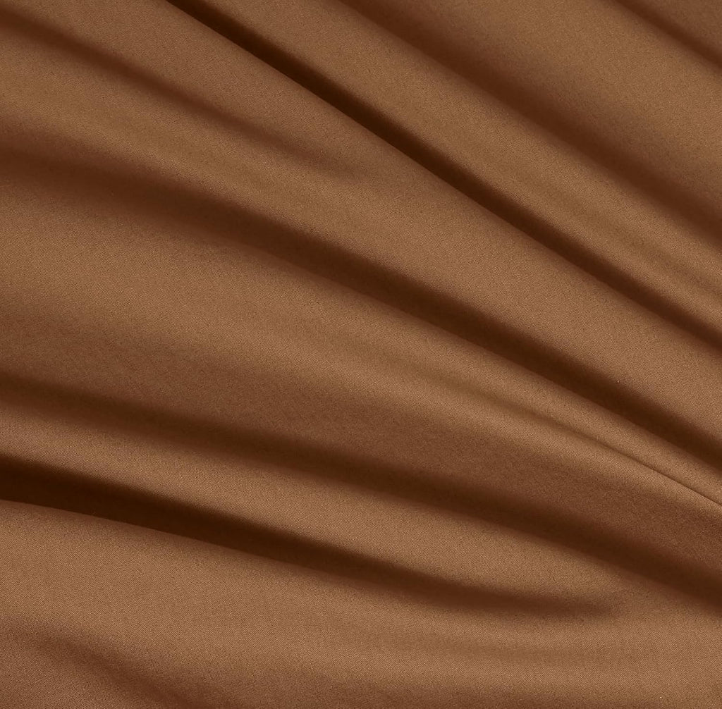 Vintage Washed Cotton European Pillowcases - Rust