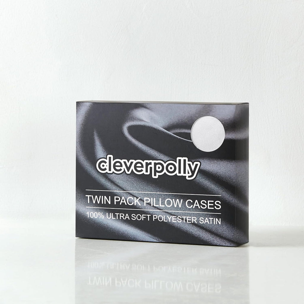 Satin Pillowcases - Twin-Pack - White
