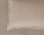 Bamboo Microfibre European Pillowcases - One Pair - Linen
